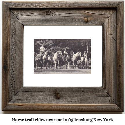 horse trail rides near me in Ogdensburg, New York